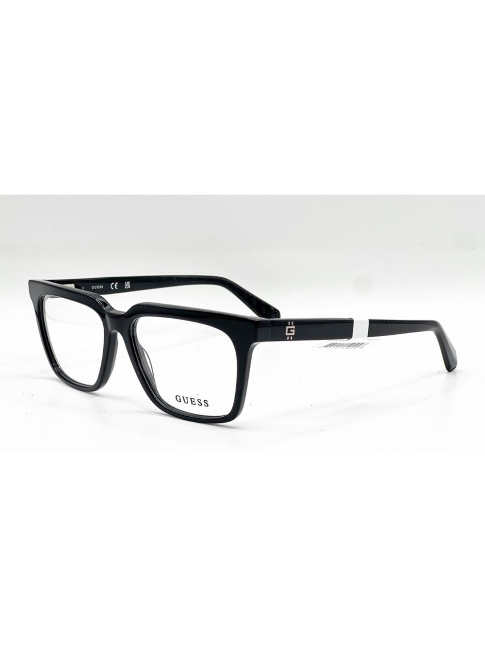 Guess Gu50133 001 Shiny Black Authentic Eyeglasses 55-15-145